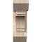Ekena Millwork Merced Slat Smooth Bracket w/ Offset Brace, Douglas Fir, 5 1/2"W x 16"D x 16"H BKT0604X16X16MRC06SDF - alternate 3